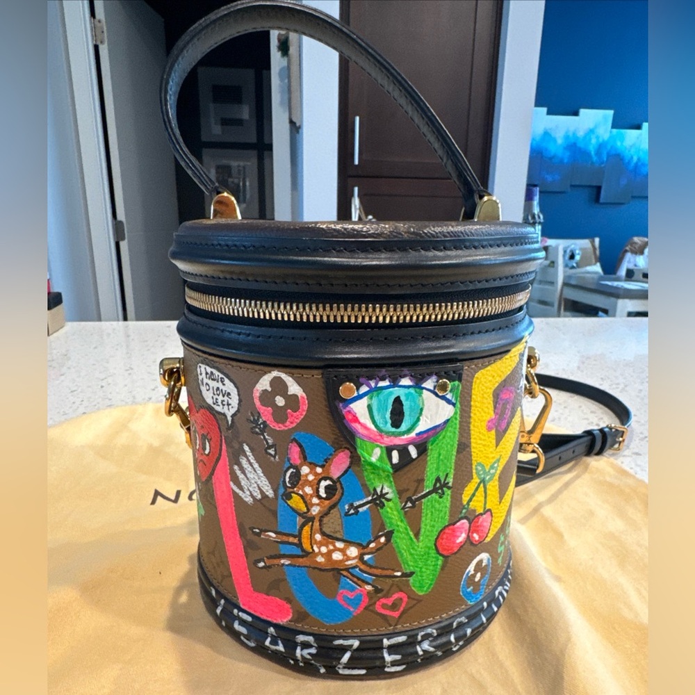 Authentic Customized Louis Vuitton LV Cannes Bucket Bag Top Handle Purse Limited - Picture 14 of 15